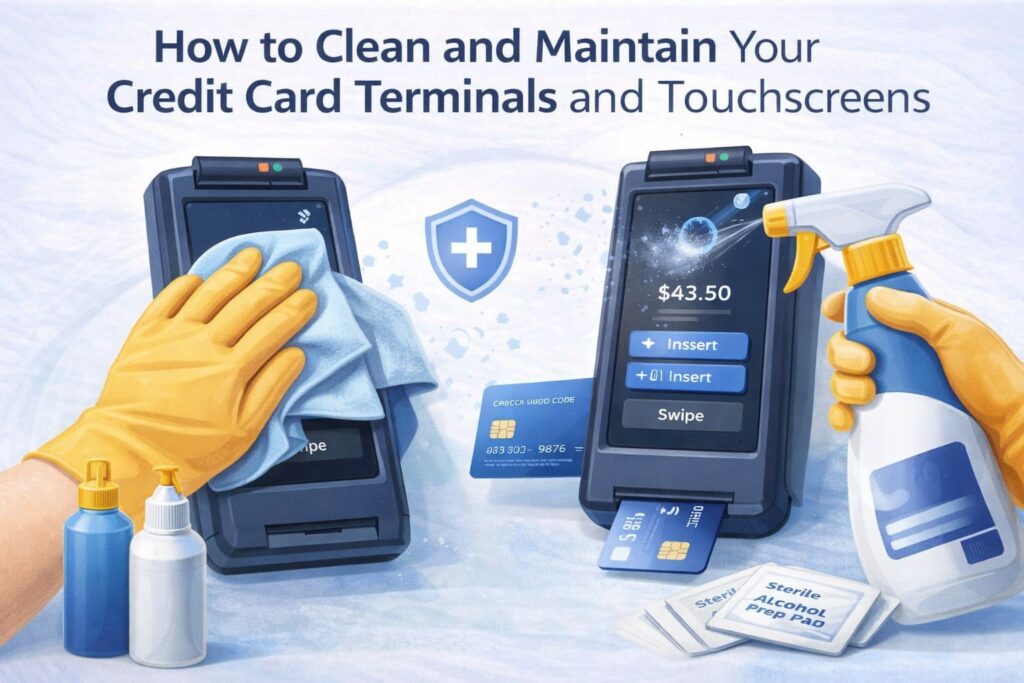 How to Clean and Maintain Your Credit Card Terminals and Touchscreens