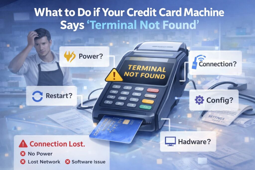 What to Do if Your Credit Card Machine Says "Terminal Not Found"